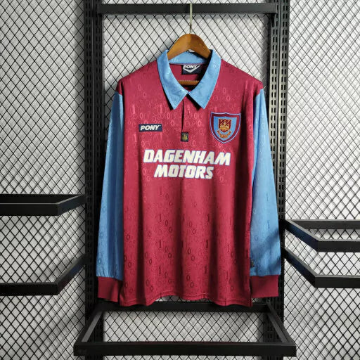 Camisa West Ham Retrô I 95/97 Manga Longa - Masculina