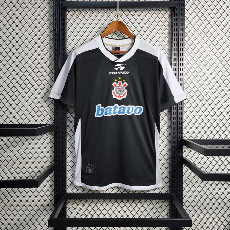 Camisa Corinthians 2000 Retrô Preta