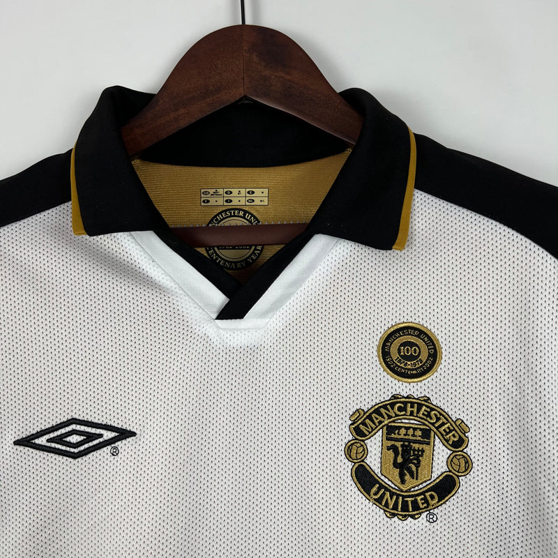 Camisa Manchester United Retrô Centenário 00/01 - Masculina