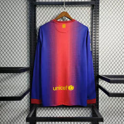 Camisa Barcelona Retrô 12/13 Manga Longa - Masculina