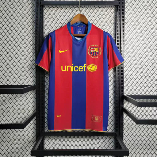 Camisa Barcelona Retrô 07/08 - Masculina