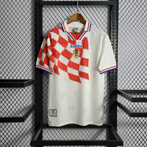 Camisa Croácia Retrô 1998 I - Masculina