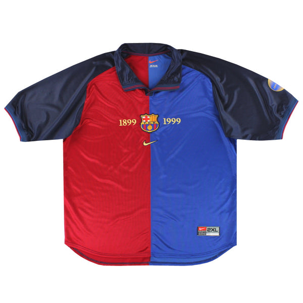 Camisa Barcelona Retrô "100 Anos" - Masculina
