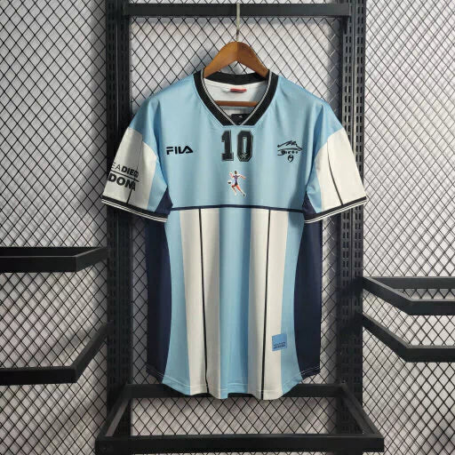 Camisa Argentina Retrô 2001 Maradona - Masculina