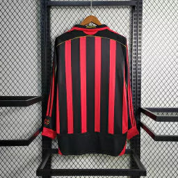 Camisa Milan Retrô I 06/07 Manga Longa - Masculina