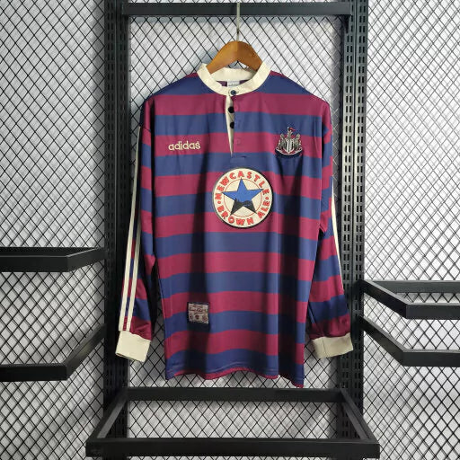 Camisa NewCastle Retrô 95/96 II Manga Longa - Masculina