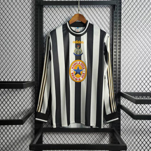 Camisa NewCastle Retrô 95/96 I Manga Longa - Masculina