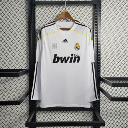 Camisa Real Madrid Retrô 09/10 Manga Longa - Masculina