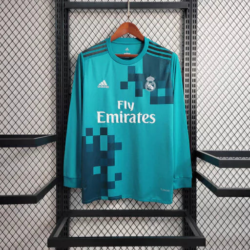 Camisa Real Madrid Retrô 17/18 III Manga Longa - Masculina