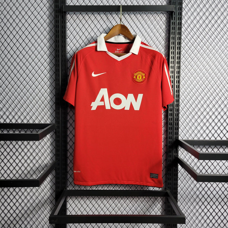 Camisa Manchester United Home 10/11 Retrô - Vermelha