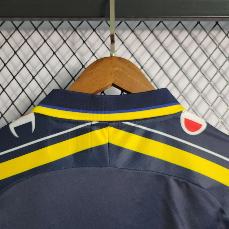 Camisa Parma Away 99/00 Retrô - Azul e Amarela