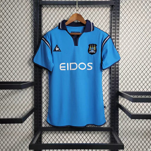 Camisa Manchester City Retrô 01/02 - Masculina