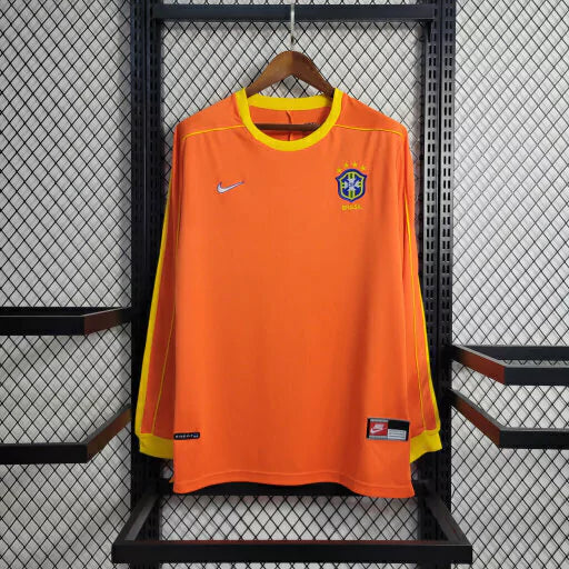 Camisa Brasil Retrô 1998 Manga Longa - Masculina