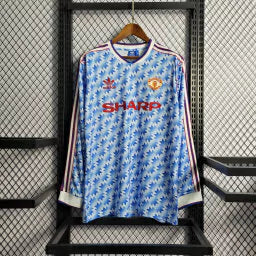 Camisa Manchester United Retrô 90/92 Manga Longa - Masculina