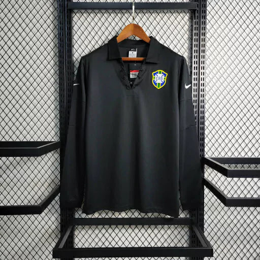 Camisa Brasil Retrô 2004 Manga Longa - Masculina