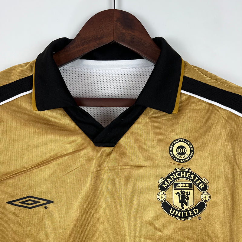 Camisa Manchester United Retrô Centenário 00/01 - Masculina