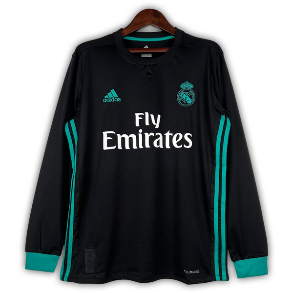 Camisa Real Madrid Retrô 17/18 II Manga Longa - Masculina