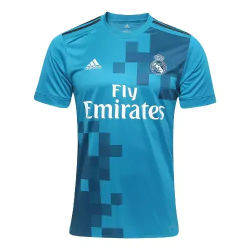 Camisa Real Madrid Third 17/18 Retrô - Azul